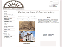 Tablet Screenshot of historicamericanhomes.org